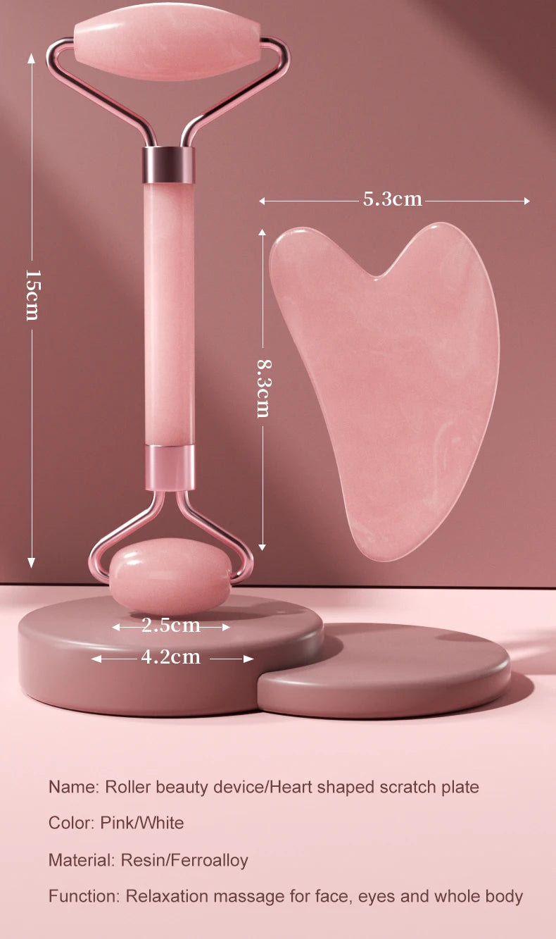 Resin Facial Massage Roller – Face, Neck & Eye Scraping Tool