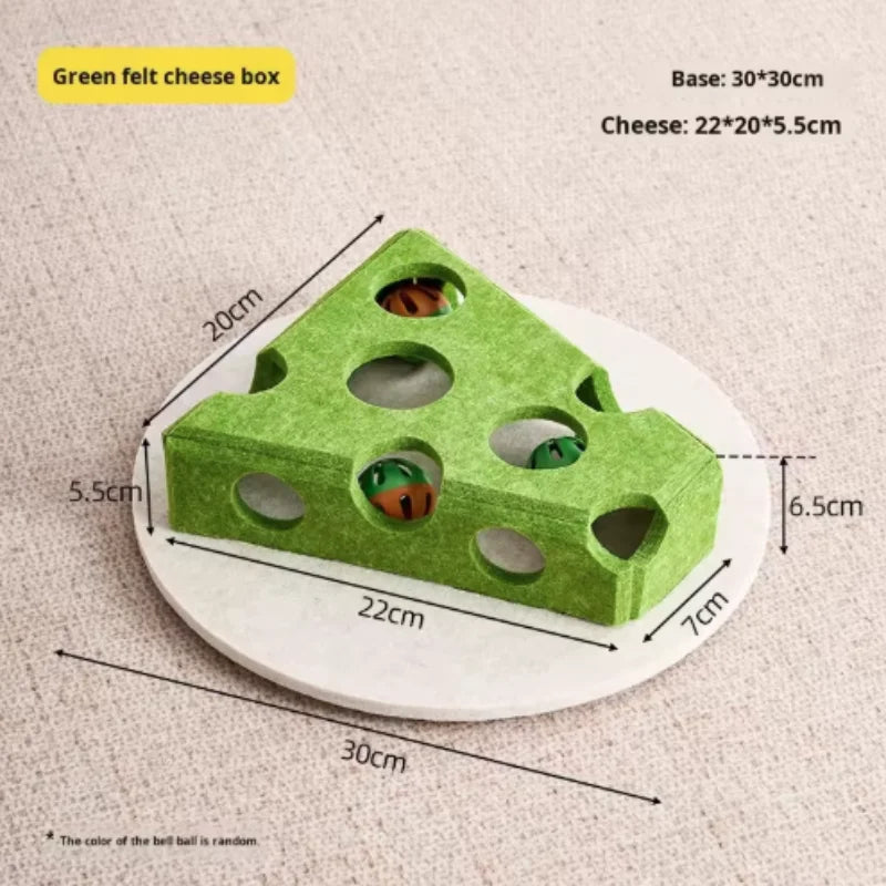 Interactive Cat Maze Puzzle Toy – Bell Ball Dig Hole Box