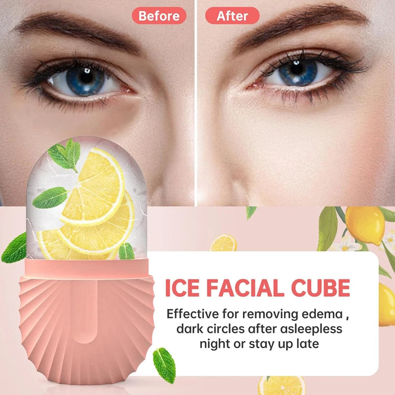 Ice Face Roller Silicone Ice Mold – Eye Puffiness & Pore Shrink