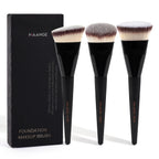 MAANGE 3pcs Makeup Brush Set – Soft Bristle Foundation Brushes with Box