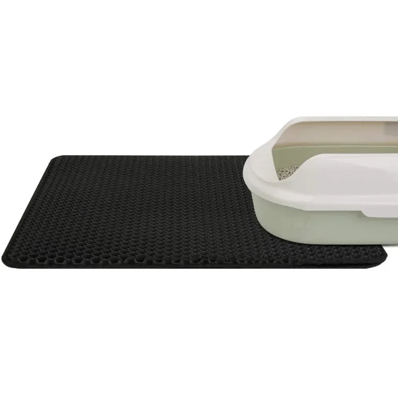 Double Layer Waterproof Cat Litter Mat – Non-Slip & Washable