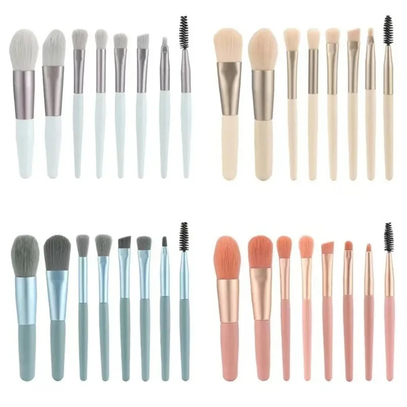 8-Piece Makeup Brush Set – Professional Beauty Tools