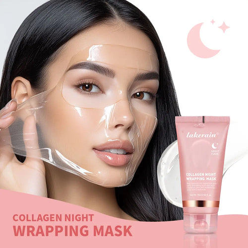 75ml Korean Collagen Overnight Wrapping Peel-Off Mask – Deep Hydration Night Care
