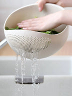 Multifunctional Rice Wash Basket – Kitchen Strainer & Washing Basin