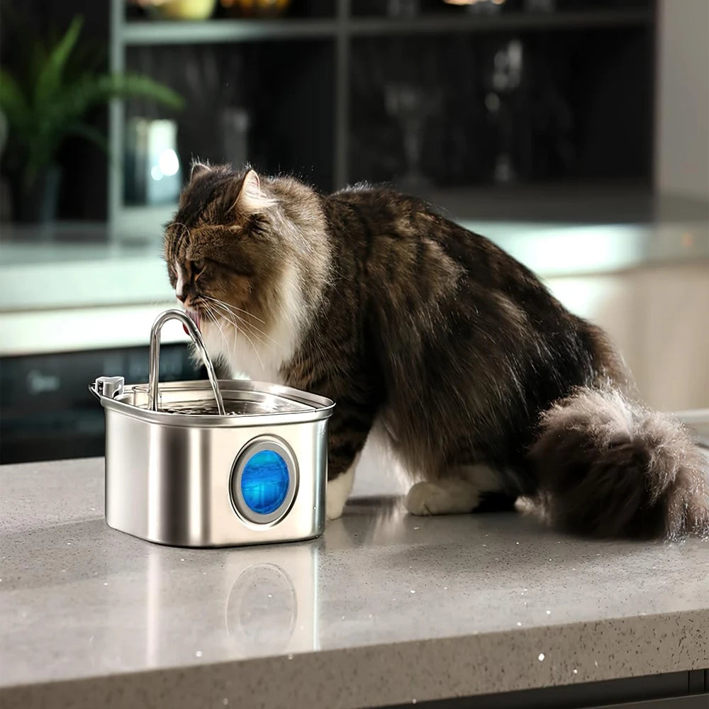 3.2L Stainless Steel Auto Pet Water Feeder