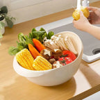 Multifunctional Rice Wash Basket – Kitchen Strainer & Washing Basin