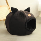 Winter Cozy Cat Bed – Deep Sleep Tent Nest for Small Pets