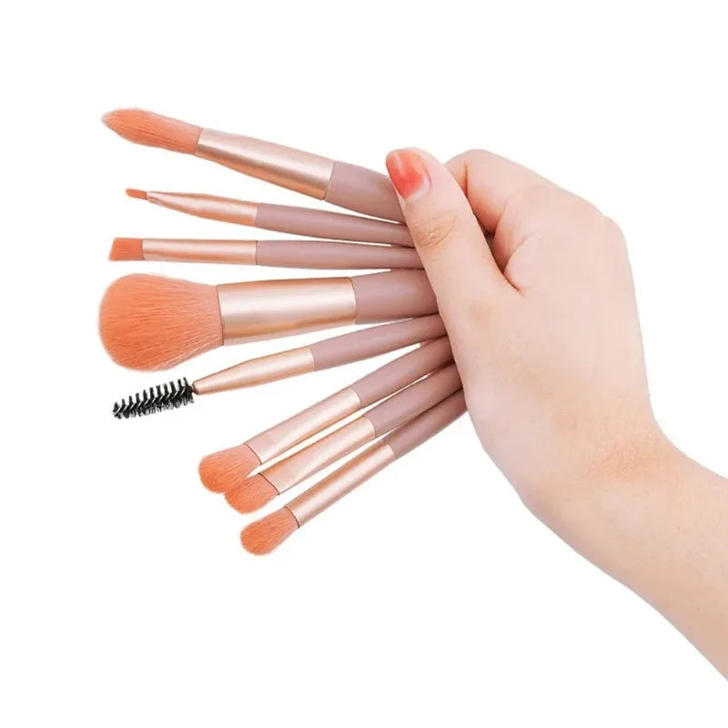 8-Piece Makeup Brush Set – Professional Beauty Tools