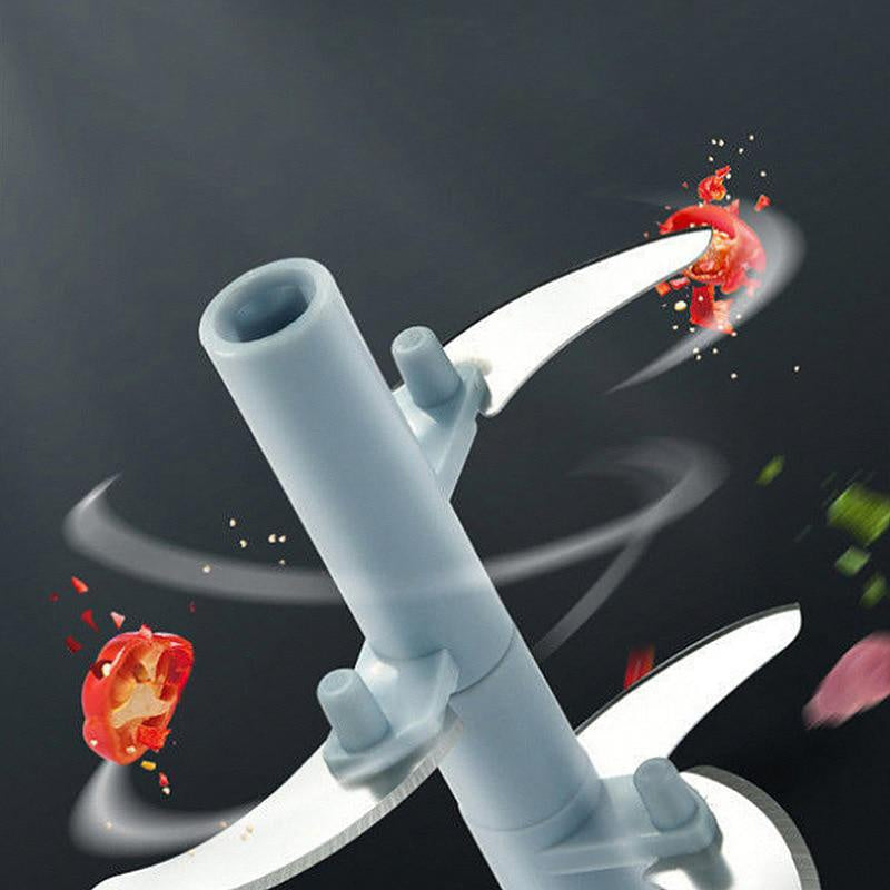 500/900ML Manual Meat Mincer & Garlic Chopper – Rotate Press Crusher