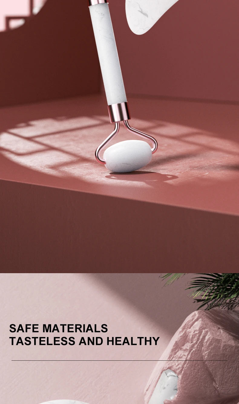 Resin Facial Massage Roller – Face, Neck & Eye Scraping Tool