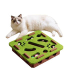 Interactive Cat Maze Puzzle Toy – Bell Ball Dig Hole Box
