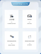 3-in-1 Tilted Pet Bowl Set – Gravity Water Feeder & Food Bowl