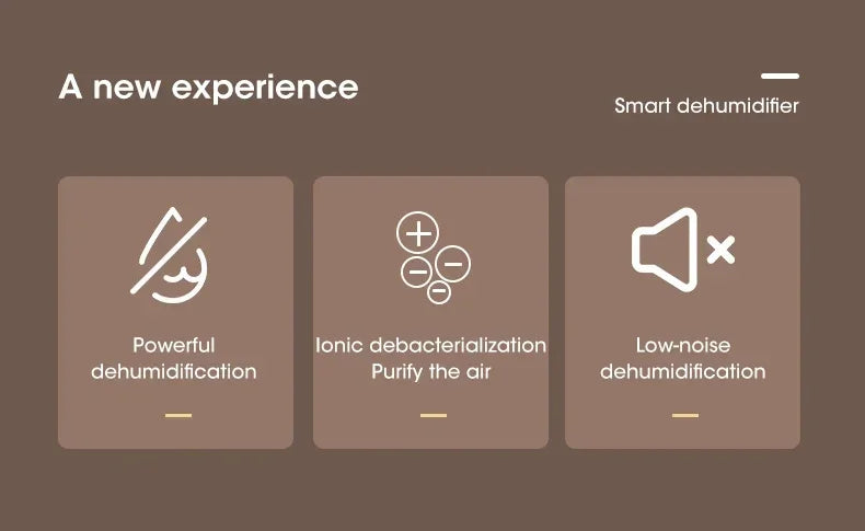 Mini Smart Dehumidifier – Silent Moisture Absorption for Home