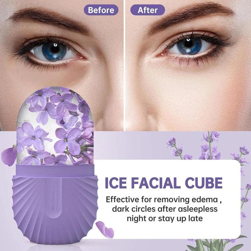 Ice Face Roller Silicone Ice Mold – Eye Puffiness & Pore Shrink