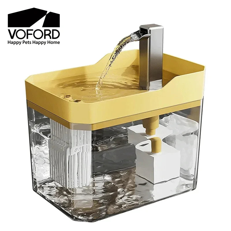 Automatic Cat Water Fountain – Non-Slip Indoor Water Dispenser