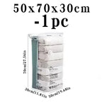 No-Pump Vacuum Storage Bags – Large Reusable Compression Bags