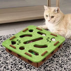 Interactive Cat Maze Puzzle Toy – Bell Ball Dig Hole Box