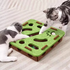 Interactive Cat Maze Puzzle Toy – Bell Ball Dig Hole Box
