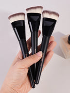 MAANGE 3pcs Makeup Brush Set – Soft Bristle Foundation Brushes with Box
