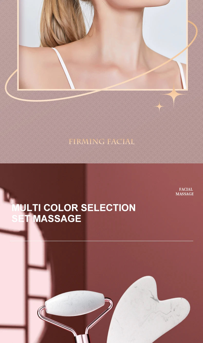 Resin Facial Massage Roller – Face, Neck & Eye Scraping Tool