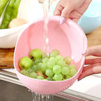 Multifunctional Rice Wash Basket – Kitchen Strainer & Washing Basin
