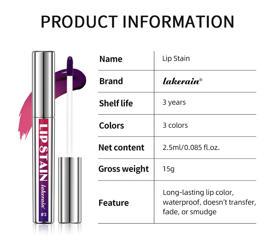 Peel Off Waterproof Pink Lip Stain – Long Lasting & Transfer Proof