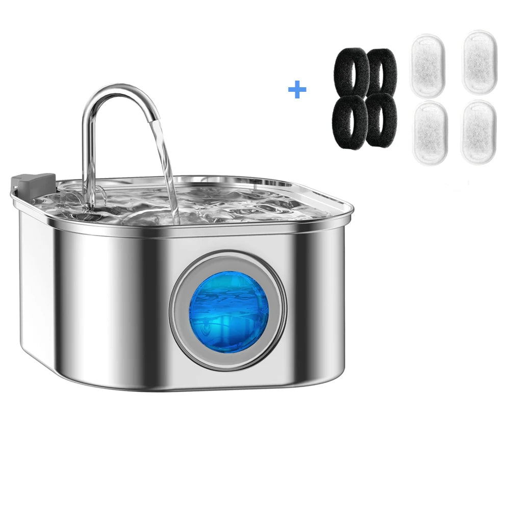 3.2L Stainless Steel Auto Pet Water Feeder