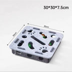 Interactive Cat Maze Puzzle Toy – Bell Ball Dig Hole Box