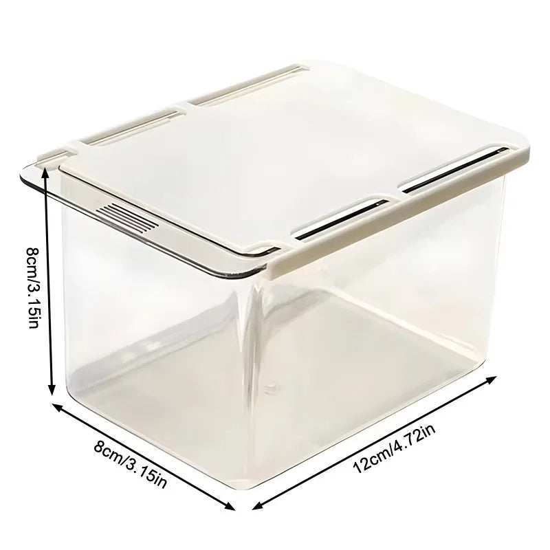Transparent Pull-Out Cotton Storage Drawer – Bathroom Cabinet Organizer