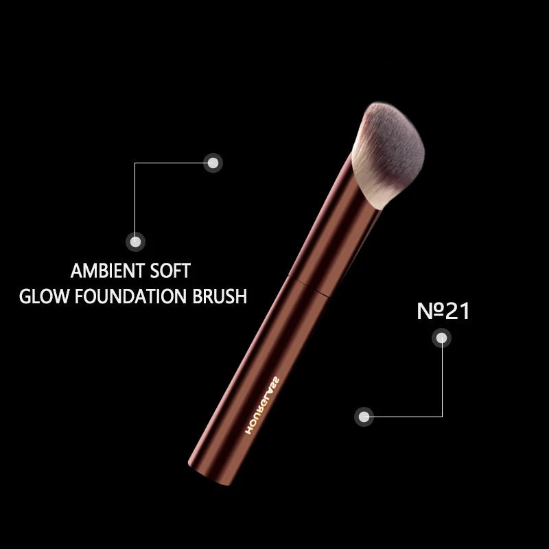 Hourglass No.21 Ambient Soft Glow Foundation Brush – Soft Fiber Face Brush