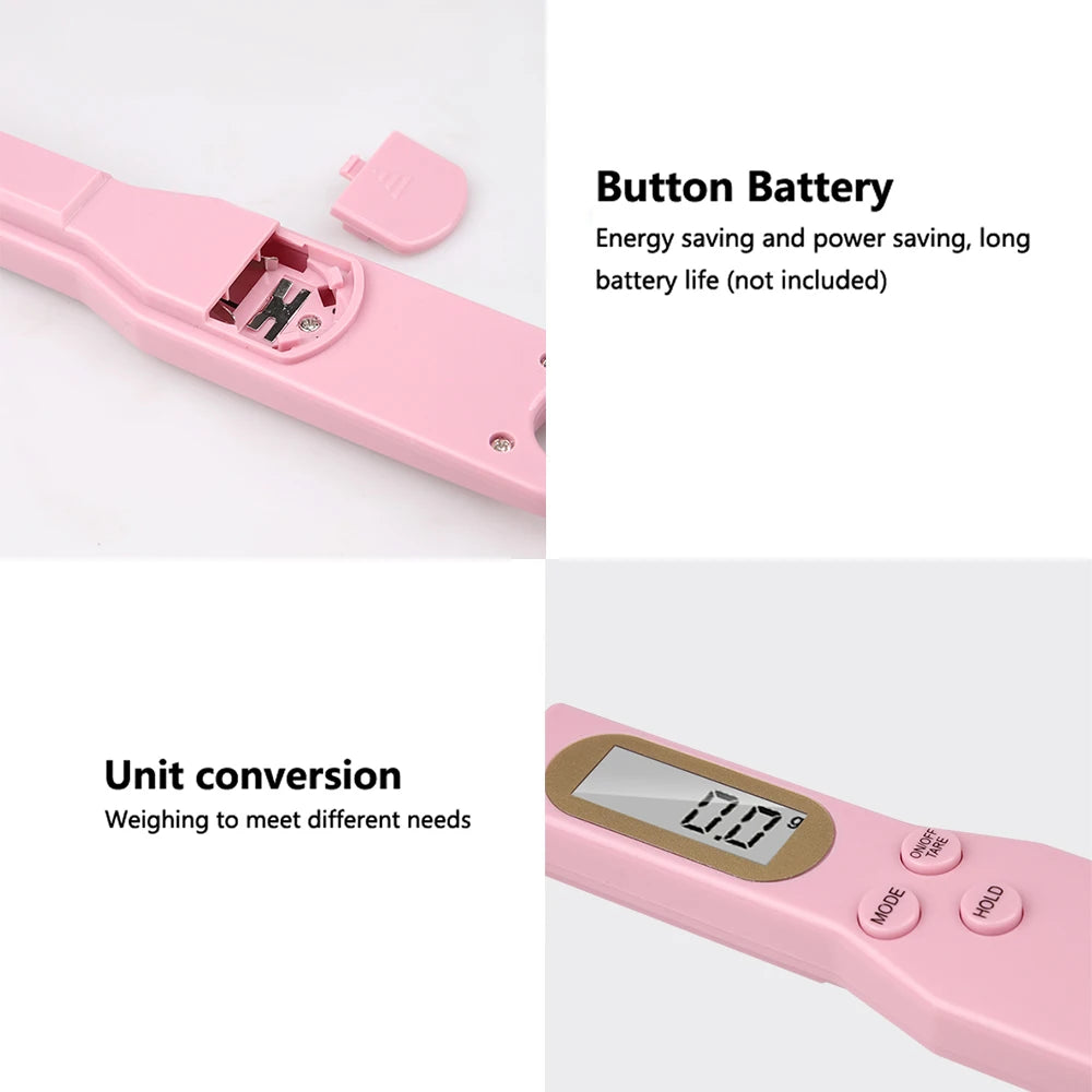 Mini Spoon Digital Kitchen Scale – 0.1–500g Precision