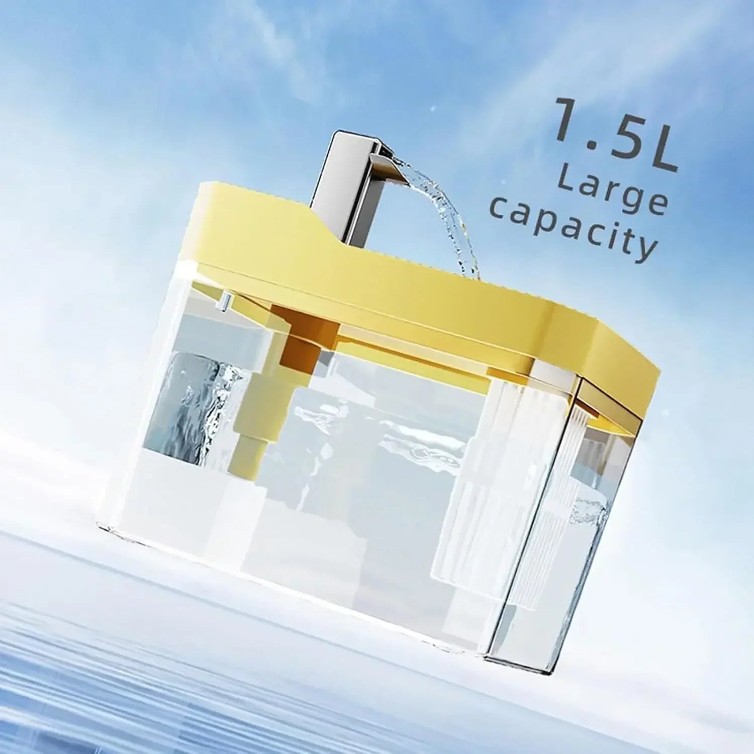 Automatic Cat Water Fountain – Non-Slip Indoor Water Dispenser