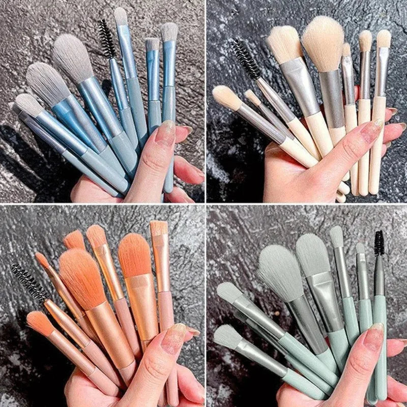 8-Piece Makeup Brush Set – Professional Beauty Tools