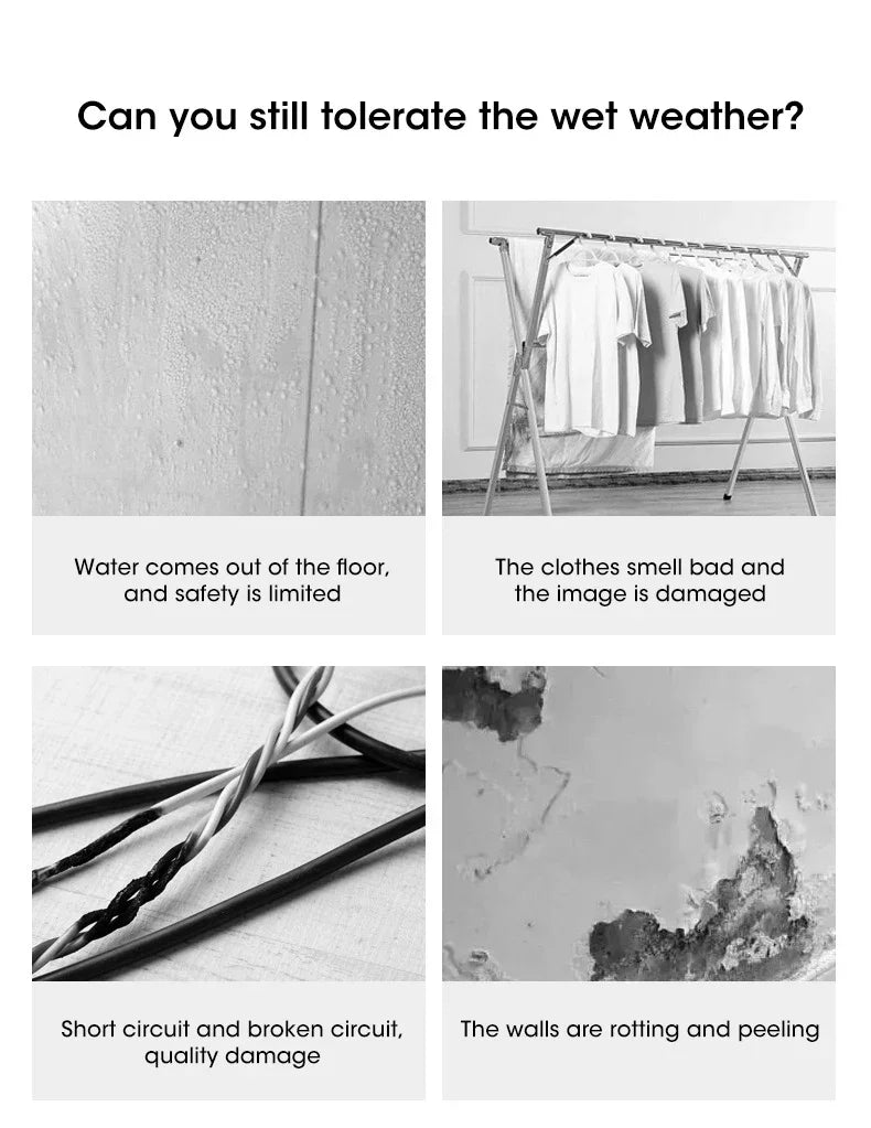 Mini Smart Dehumidifier – Silent Moisture Absorption for Home