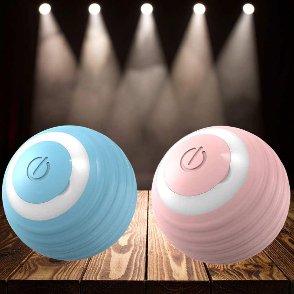 Automatic Rolling Cat Ball Toy – Smart Sensor Rechargeable