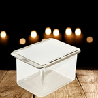 Transparent Pull-Out Cotton Storage Drawer – Bathroom Cabinet Organizer