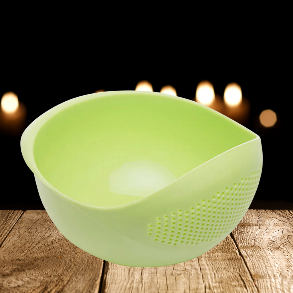 Multifunctional Rice Wash Basket – Kitchen Strainer & Washing Basin