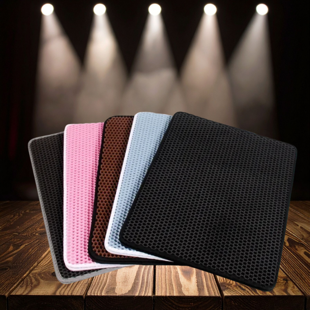 Double Layer Waterproof Cat Litter Mat – Non-Slip & Washable