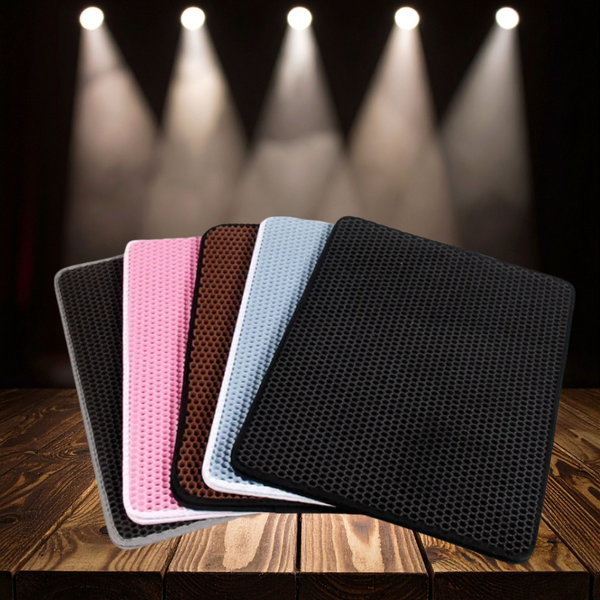 Double Layer Waterproof Cat Litter Mat – Non-Slip & Washable